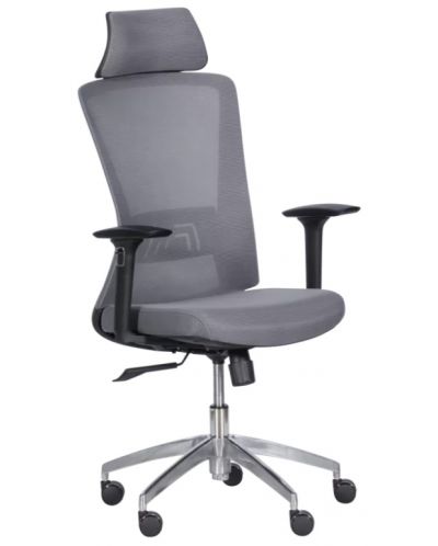 Ергономичен стол Carmen - 7542, сив - 2